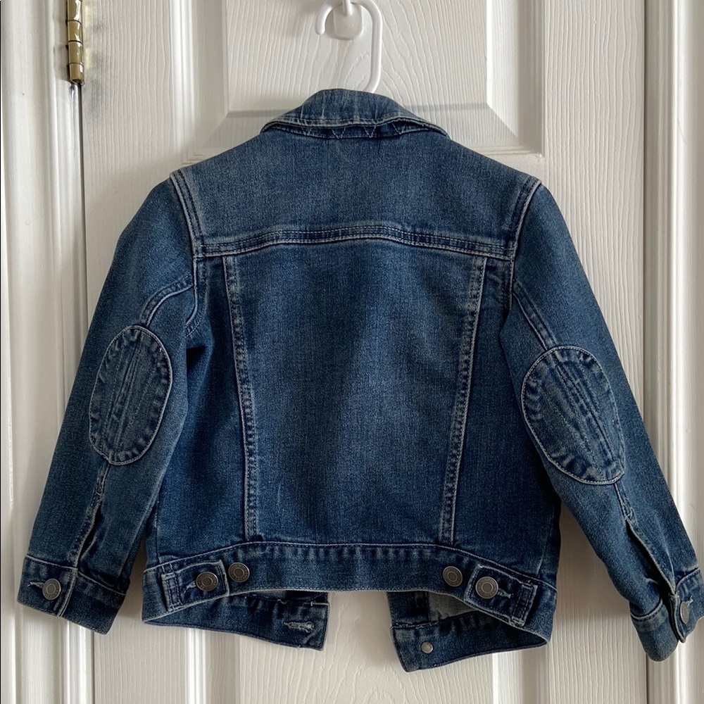 GAP Kids Blue Denim Jean Jacket Girls or Boys Sz 4 4T - Picture 3 of 5
